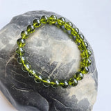 Natural Stone Bracelet Peridot Crystal Beads Jewelry Gift For Men Magnetic Health Protection Women Elastic Thread 6 8 10mm Green