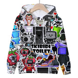 Hot Game Skibidi Toilet Print Hoodies Kids Cartoon Sweatshirts Tops Casual Boys Girls Pullovers Long Sleeve Children Sportwear