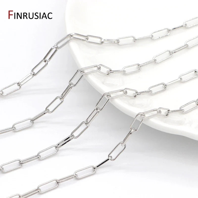 2021 New Trendy 4mm Round O-Shape Chain Big 7*9mm Thick Chain DIY Hand-Made Necklace Bracelet Making Materials Chain Spool