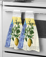 Lemon Summer Fruit Leaves Welcome Kitchen Hand Towel Strong absorbent Towel Washing Room Handkerchief Towel