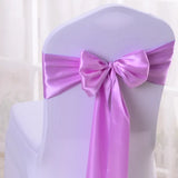 10/50/100pcs Satin Chair Bow Sashes Wedding Chair Knots Ribbon Butterfly Ties For Party Event Hotel Banquet Home Decoration