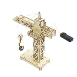 Electric Tower Crane Model Kids Science Toy STEM Technology Gadget DIY 3D Puzzle Learning Educational Toys for Children