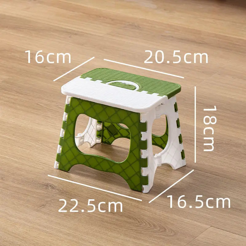 Thickened Plastic Folding Furniture Stool Portable Mini Outdoor Adult Children Chair Bench Train Maza Change Shoe Fishing Stool