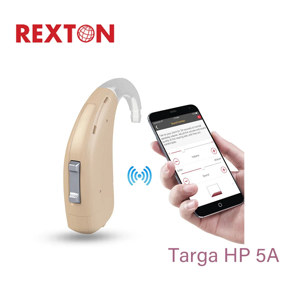 Rexton Siemens Targa 5A Mobil Programmable Original 120db Severe Deaf High Power 8-Channel Targa HP 5 Hearing Aids for Deafness