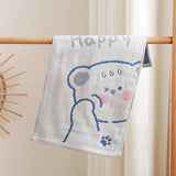 Three Layers Of Gauze Children's Towel Breathable Baby Cute Little Towel Soft Cotton Washcloth Handkerchief Absorbent Face Towel