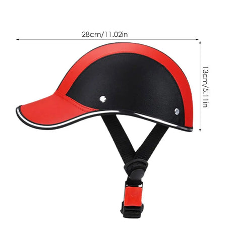 Baseball Caps Style Motorcycle Half Helmet Safety Hard Hat For Cafe Racer Chopper Scooter Half Face Vintage Summer Caps