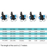 High Power Aquarium AC Variable Frequency Submersible Pump Fish Pond Large Flow Silent Circulating Pump Fish Tank Filter Pumps