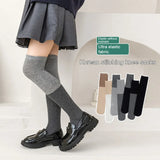 35-42cm Kids Girls Splicing Stockings Winter Warm High Thigh Long Socks Over The Knee Tube Leg Warmers School Casual Girl Socks