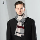 High Quality Pure 100% Wool Men Scarf Soft Warm Cashmere Muffler Male Autumn Winter Shawl Business Scarf Chrismas Gift Boy