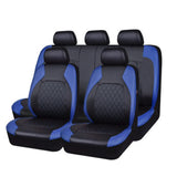 Hot selling high-end pu Car Interior with 5/2Pcs Quilted Leather Thread Pressing Seat Covers Airbag Compatible Breathables Tools