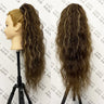 Curly Ponytail Extensions Clip in Synthetic Drawstring Ponytail Wig Long Water Wave Afro Pony Tail Women Hairpiece False