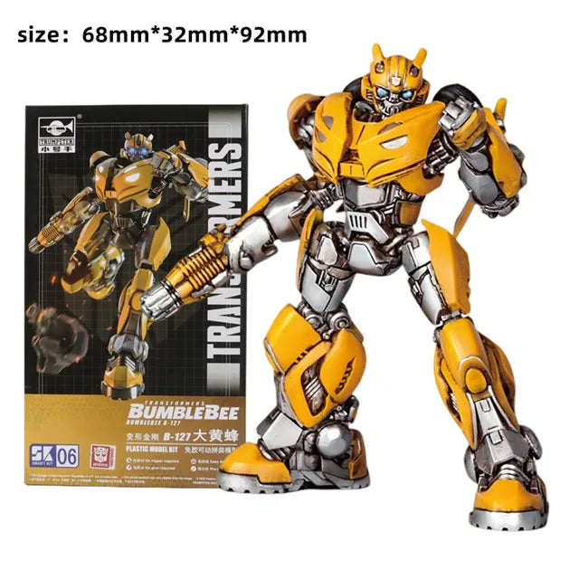 Transformer Toy Bumblebee Action Figure Mecha Assembled Glue-Free Model Deformation Robot Handmade toys Model Collection