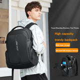 FENRUIEN Leisure Business Waterproof Backpack for Men USB Charging 15.6 Inch Laptop Bags travel Rucksack College Backpack Bags