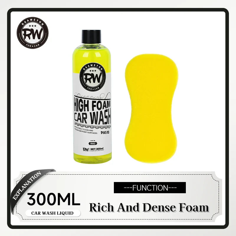 Car Wash Liquid High Concentration Super Foam Deep Cleaning Water For Auto Detailing Care Protection Products Plastic Wax Rubber