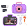 Children Camera Selfie 4000W Pixels 1080P HD Screen Blue PurPle Dual Cameras Kids  Electric Toys for Baby Camara Foto Infantil