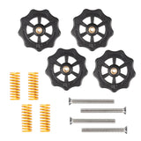 XCR3D 3D Printer Parts Column Silicone Solid M3/M4 Screws Nuts Platform Accessories Spring Heat Bed Leveling Kit For CR10 Ender3