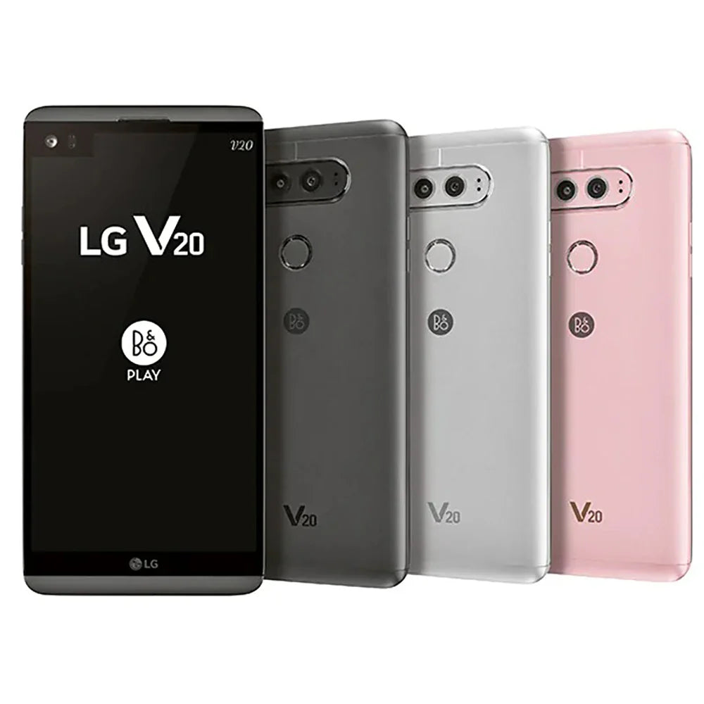 Original LG V20 Cell Phone 4GB RAM 64GB ROM Refurbished-99%New 5.7'' 16MP+8MP 4G LTE Snapdragon 820 Quad Core Android Smartphone