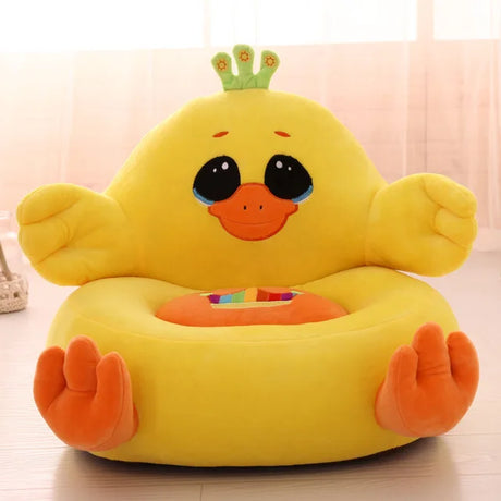 OTAUTAU Kids Sofa Chair Children Cute Cartoon Couch Velvet Plush Baby Pouf Ottoman Child Floor Seat Gaming Furniture ETSF001C