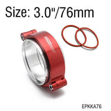 EPMAN HD Clamp System Assembly Exhaust V-band Clamp Anodized For 2.0",2.5",2.75",3.0" OD Turbo / Intercooler Pipe EPKKA