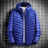 Oversized thin and light hooded men's down jacket large size coat man puffer plus size winter jacket men 12XL 11XL 13XL 14XL