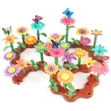 Flower Garden Building Toys Set For Kids Educational Activity for Preschool Toddler Creativity Stacking Block Games Gift