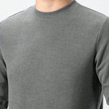 Men Autumn Winter Warm Bottoming Tops O-neck Long Sleeve DE Velvet Lining Coldproof Thermal Underwear