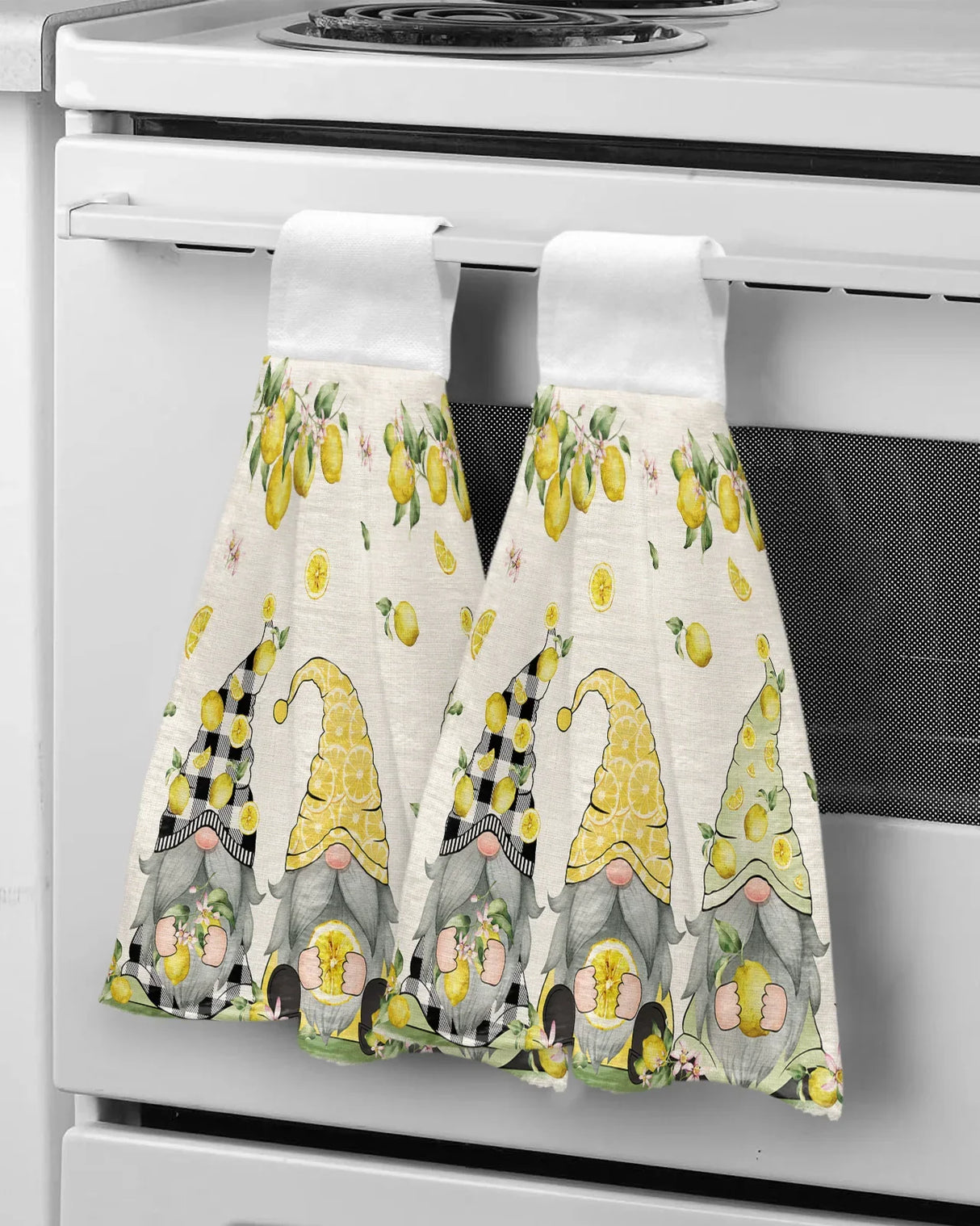 Lemon Summer Fruit Leaves Welcome Kitchen Hand Towel Strong absorbent Towel Washing Room Handkerchief Towel