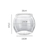 Plastic Transparent Fish Tank Aquariums Goldfish Bowl Round Impact Broken-resistant Office Table Hall Viewing Turtle Fish Tank