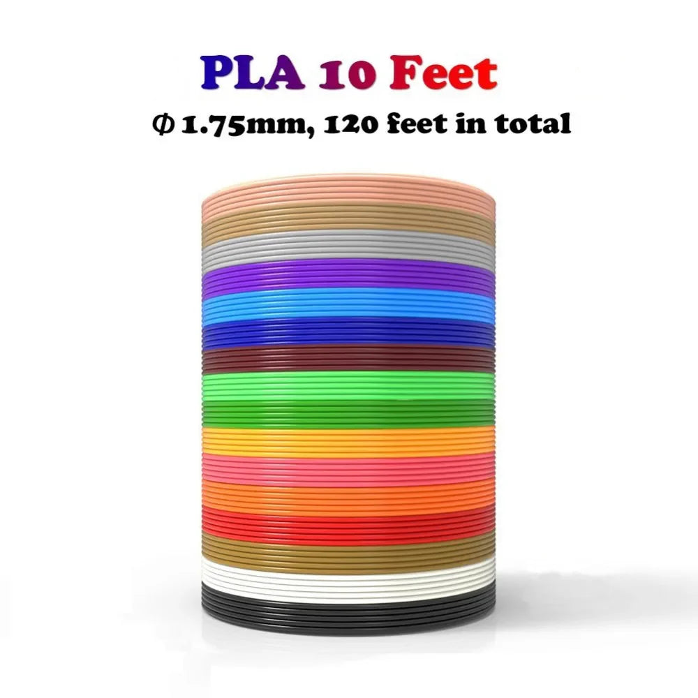 1.75mm PLA Consumables For 3D Pens 3D Printing Materials 3D Printer Refills Three-dimensional Shape Odorless And Pollution-free