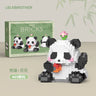 Mini 3D Animal Huahua Panda Building Blocks Model Micro Bricks Model Figures Educational Toy For Children Birthday Gift Girl