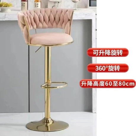 Luxury Modern Bar Stools Nordic Office Kitchen Chair Office Design Home Comfort Sedie Sala Da Pranzo Interior Decoration