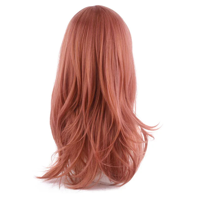 Angel Devil Wig Anime Cosplay Chainsaw Man Cosplay Long Dark Orange Hair Wig Angel Devil Men Wig Halloween Angel Devil