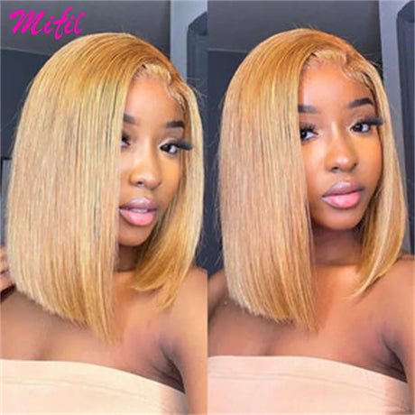 HD Short Highlight 613 Red Burgundy 99j Bob Wig Colored Lace Front Human Hair Wigs For Women 13x4 Bone Straight Lace Frontal Wig