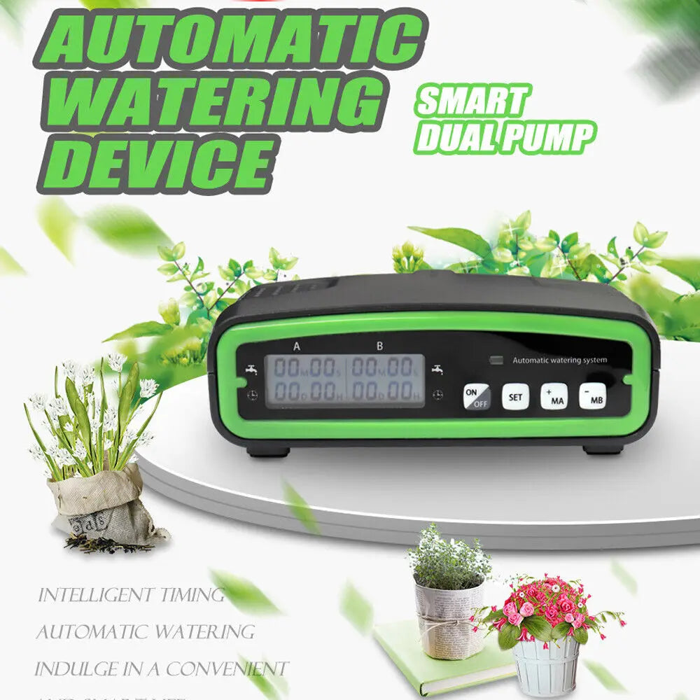 15m Hose Automatic Irrigation Equipment With Soil Temperature Humidity Sunlight Sensor Home And Garden Plants Drip Watering