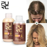 PURC 300ML Ginger Shampoo Set Anti Hair Loss Fast Regrowth Repair Damaged Smoothing Treatment Shampoo Conditioner Hair Care