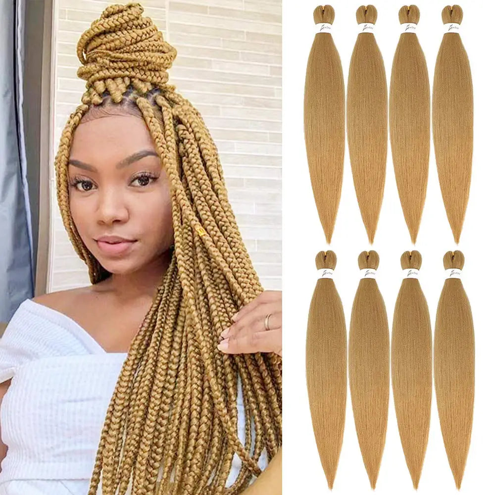 Braiding Hair Pre Stretched Synthetic Braid Extensions Jumbo Braid for Senegalese Passion Twist Box Braid Hair Bundles SOKU