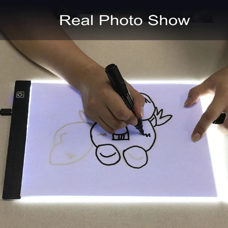 A2/A3/A4/A5 Ultra-Thin Portable LED Light Box Tracer USB Power Cable Artcraft Tracing Light Pad for Drawing, Sketching