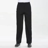 Unisex Chef Uniform Hotel Restaurant Cook Pants BBQ Catering Elastic Trousers Quality Zebra Pants Kitchen Cooker Work Pants