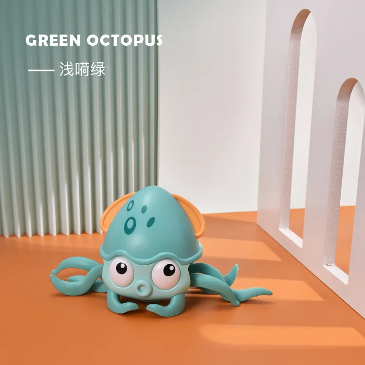 Children's Induction Escape Crab Crab Crawl Electronic Pet Toys Baby Music Early Education Mobile Toys Free Delivery