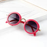 Children s Cute Glasses Retro Fashion Round Lenses Shatter Resistant Plastic Casual Sunglasses