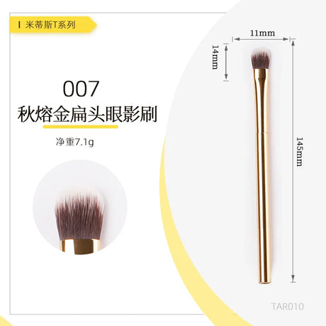 T-ARTE Makeup Brushes Powder Foundation Blusher Eyeshadow Brushes Professional Natural Animal Hair Bamboo Handle Make Up Tools