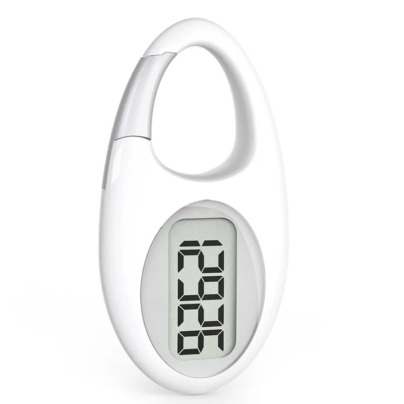 FITCENT 3D Pedometer for Walking Simple Step Tracker Counter with Large Digital Display for Men Women Kids Adults Seniors