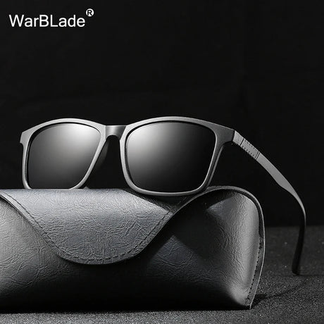 WarBLade Classic Polarized Sunglasses Brand Design Men Women TR90 Flexible Square Sun Glasses Driving Eyewear UV400 Gafas De Sol