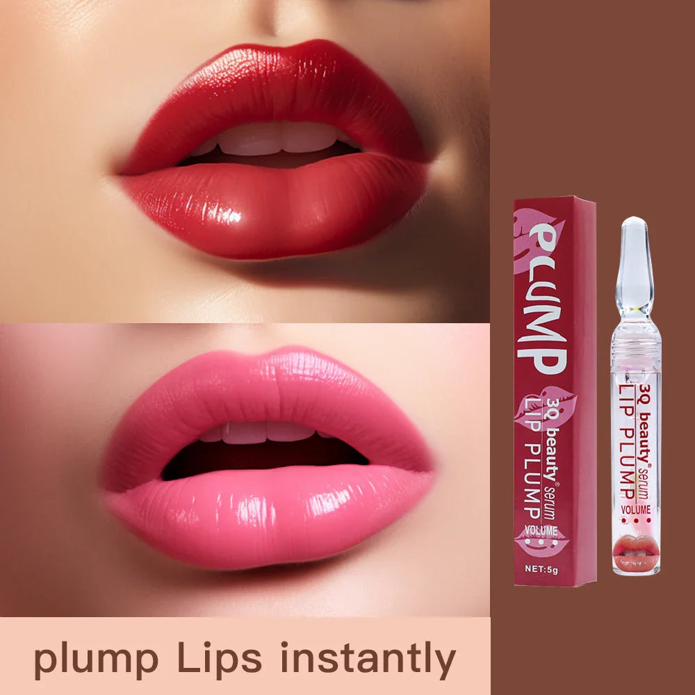 Sexy Beauty Lip Care,Lip Plump Serum Increase Lip Elasticity Instant Volumising Essential Oil Reduce Fine Lines Repair Nourish