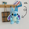 large Cartoon Blue Stitch Plush Backpack Cute Stitch Backpacks Stuffed Plush Dolls For Girls Bags Soft Christmas Gift