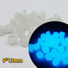 1000/500Pcs Garden Decoration Outdoor Luminous Stones Glow In The Dark Pebbles Aquarium Fish Tank Yard Decor Crystals Rocks Bulk