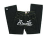 Vintage Gear Patch Punk Jeans High Street Spiderweb Straight Leg Pants Men's Wide Leg Pants Black Cargo Pants Y2k Clothes Baggy