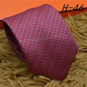 2024 new H Family 100% Silk Tie Creative Stripe Gift for Work Wedding 8cm Suit Accessories necktie  bowties  collared shirt