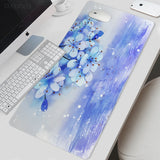 Mouse Pad Gamer Flower XL Home New Mousepad XXL keyboard pad Non-Slip Office Office Accessories Mice Pad Table Mat