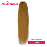 Miss Rola Synthetic Wholesale Bulk 6 Pieces 30Inch 28Inch 26Inch Pre Stretched Jumbo Braiding Hair Kanekalon EZ Twist Braid Hair